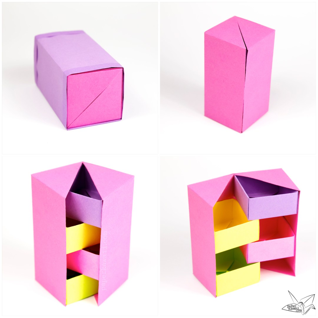 easy origami box folding instructions