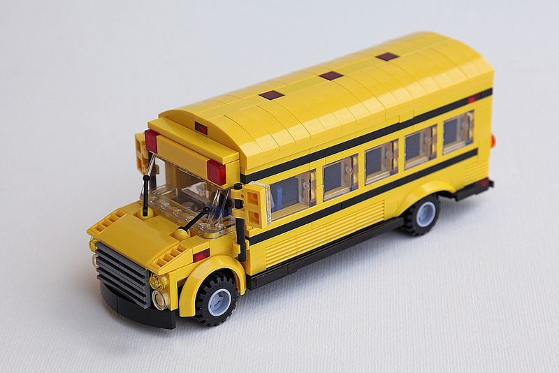 lego city school bus instructions