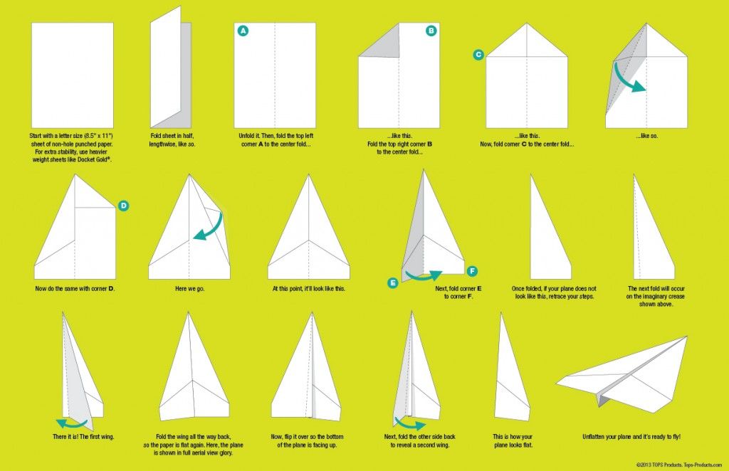 best flying paper airplane instructions