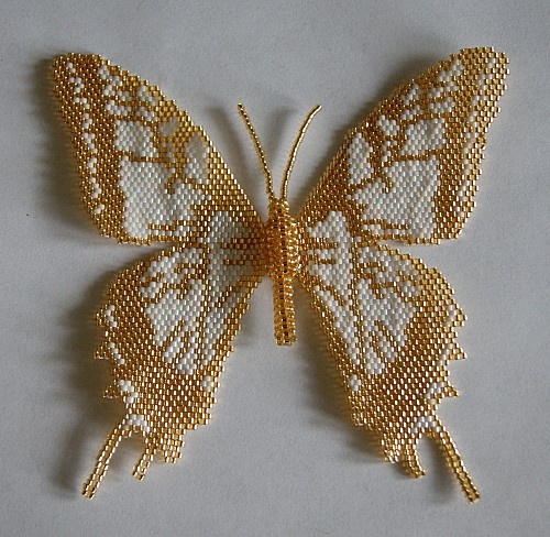 free beaded butterfly instructions