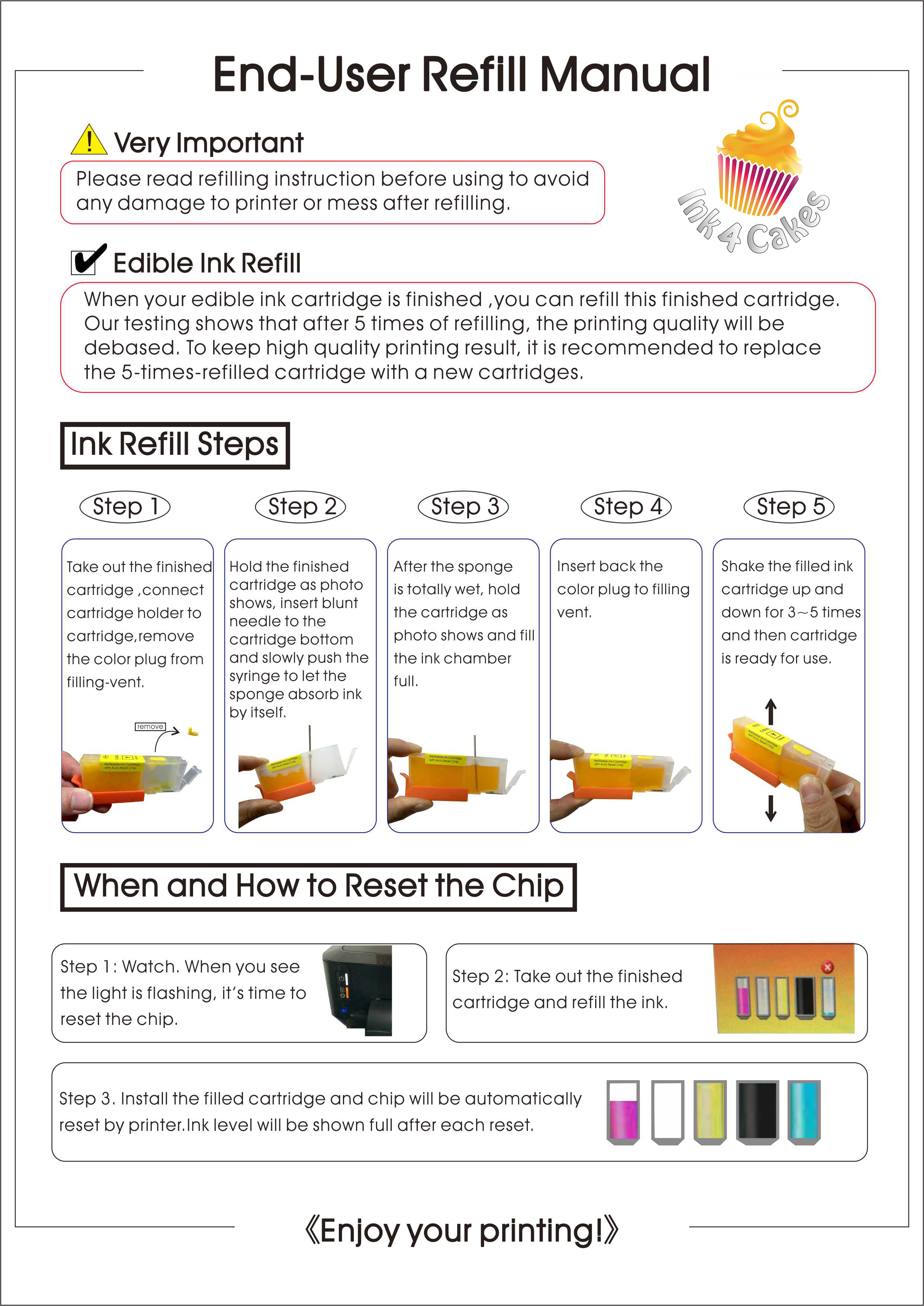 canon mp280 ink refill instructions