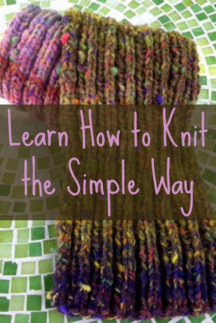 simple knitting instructions for beginners
