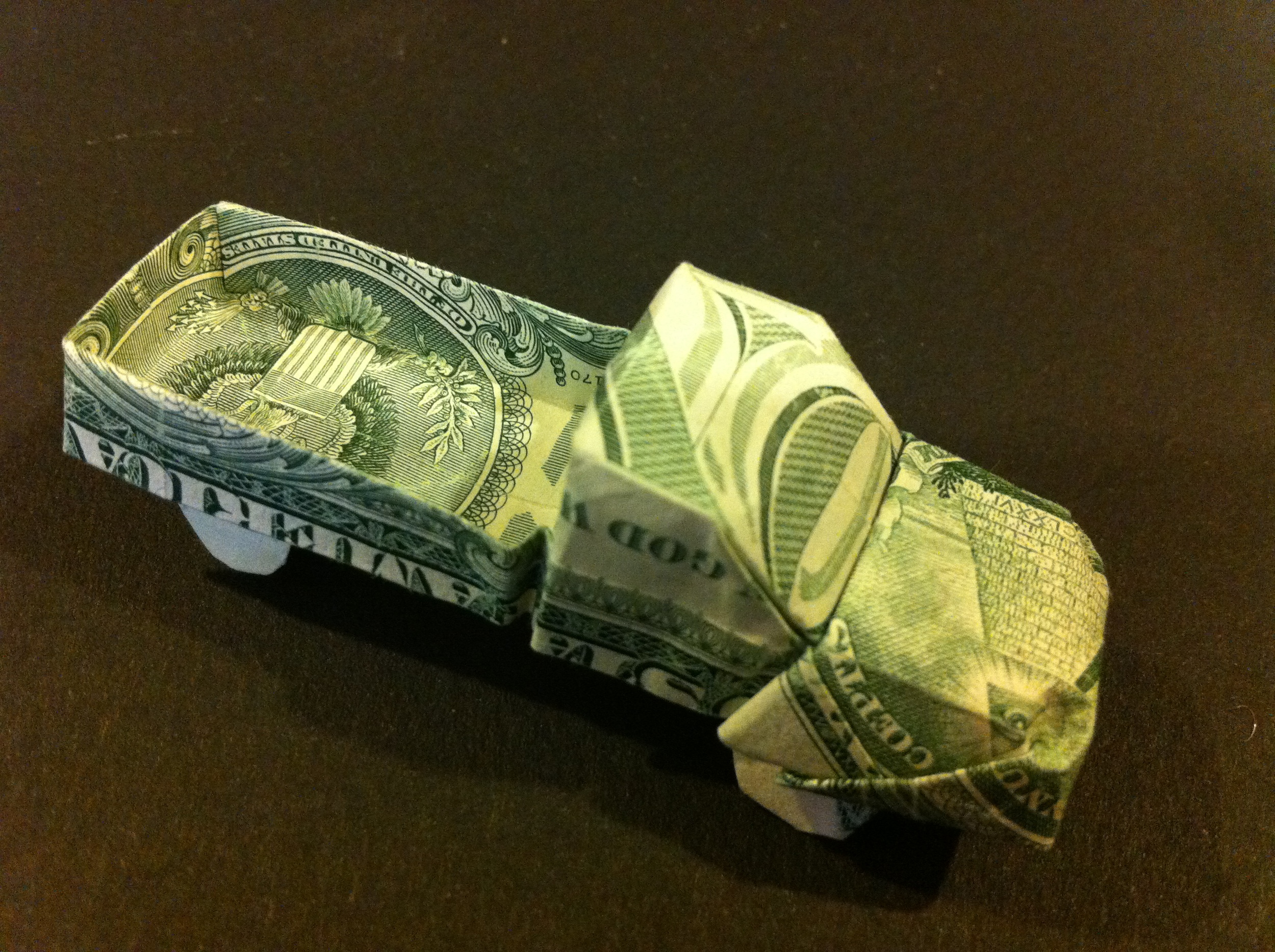 dollar bill origami instructions