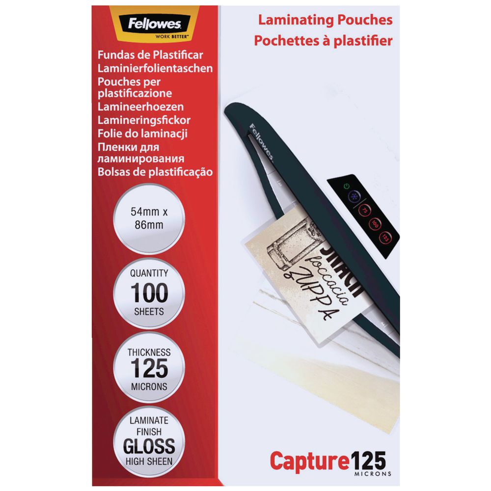 fellowes laminating pouches instructions
