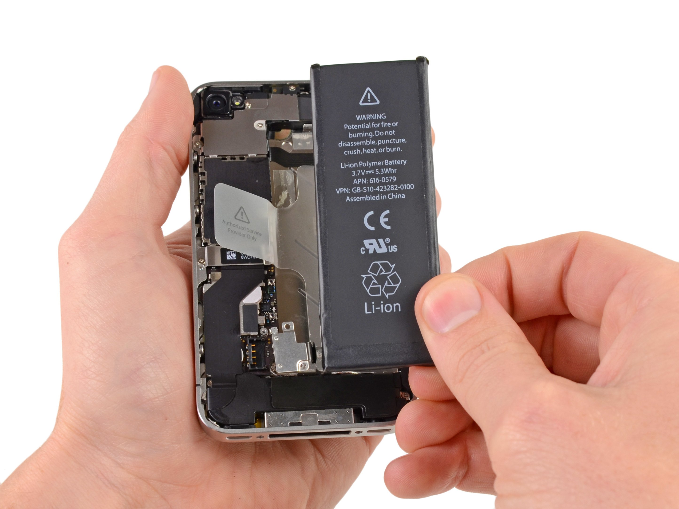 iphone 4s battery change instructions