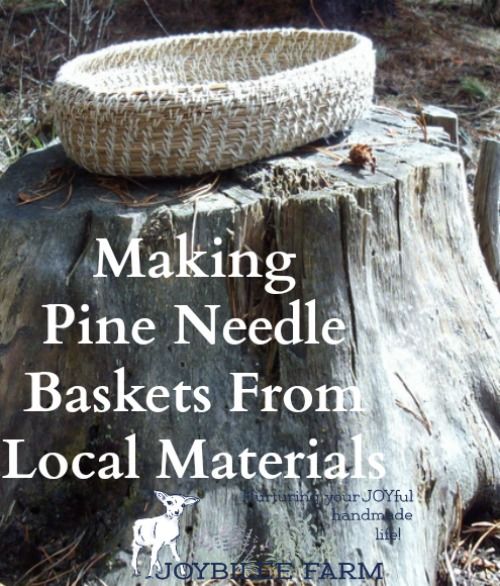pine needle basket instructions