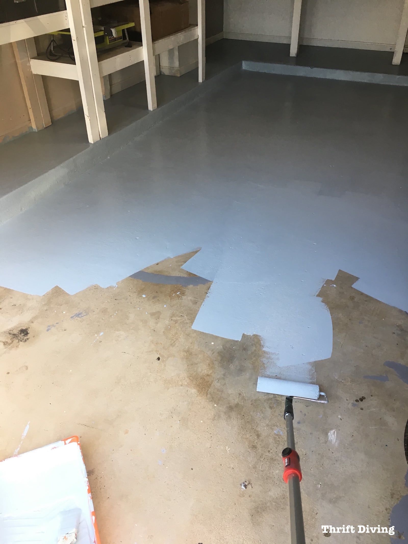 rust oleum epoxyshield garage floor coating instructions